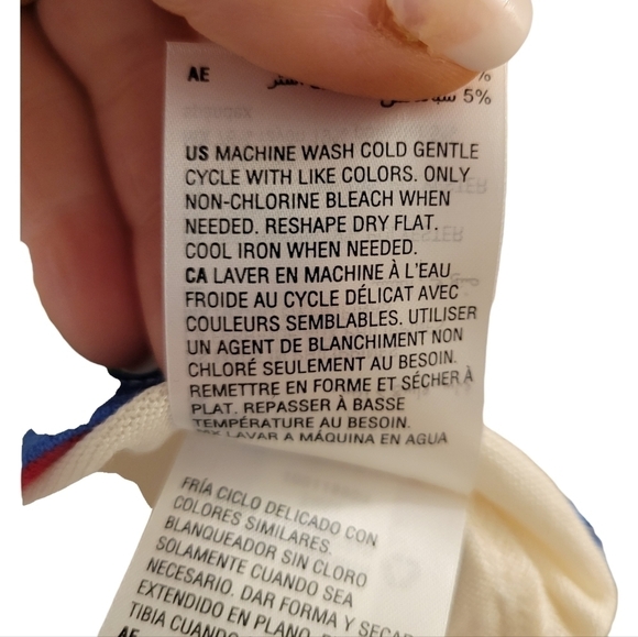 CORE KNITS COCONUT RAINBOW STRIPED LIGHTWEIGHT SWEATER•2X NWT - Picture 8 of 14